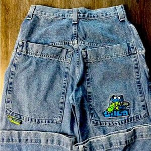 Rare vintage 90s JNCO Control alien wide leg jeans